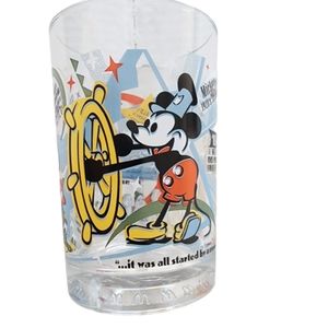 WALT DISNEY WORLD 100 Years of Magic  McDonald's Collaboration Drinking Glass